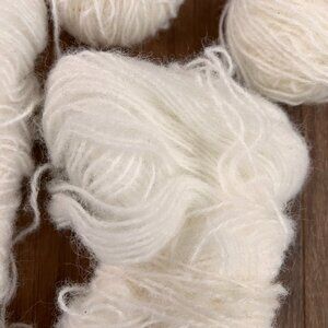 Brushed Merino Wool Blend Natural Fiber Hand Spun Yarn Lot